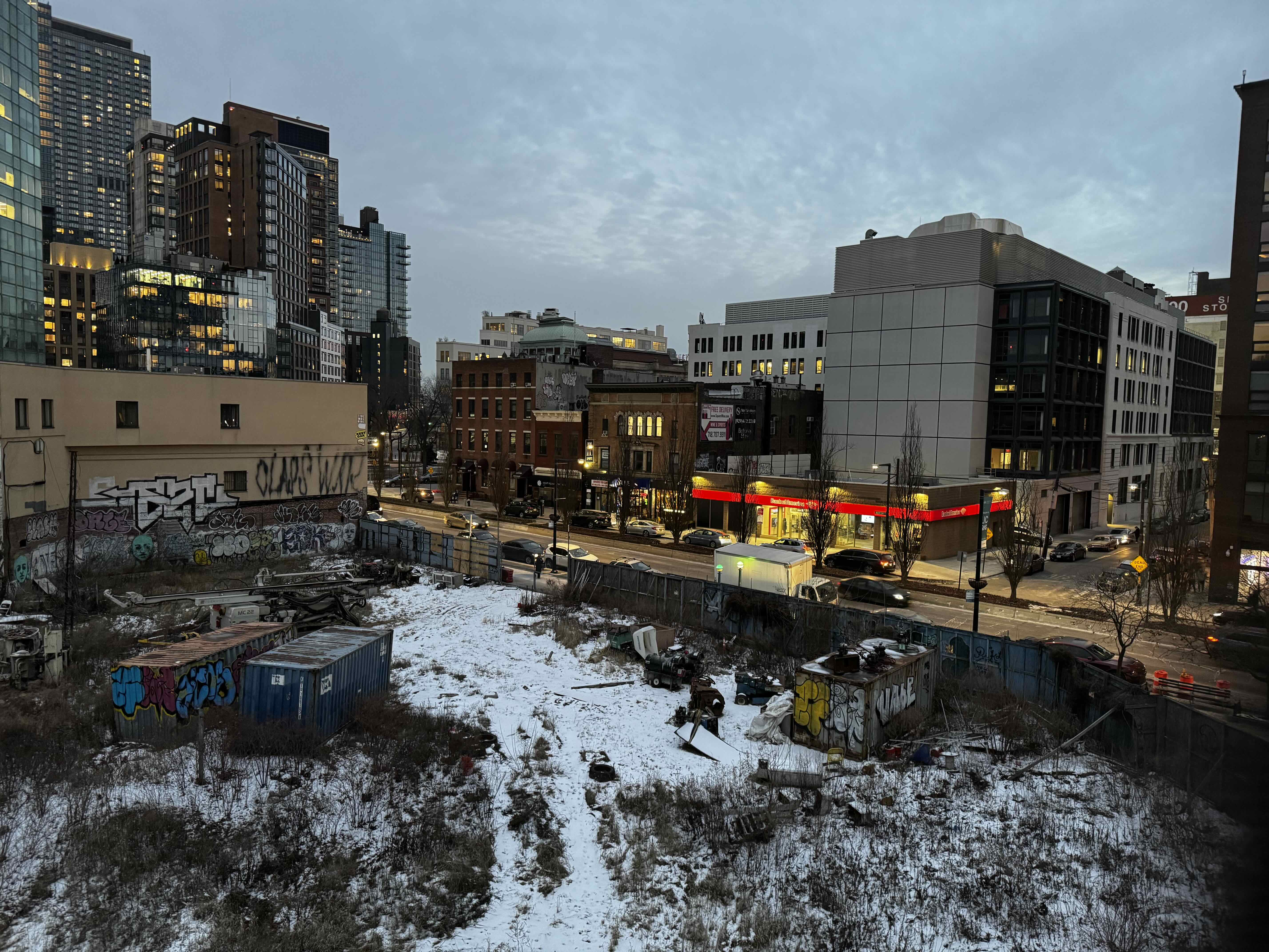 Overlooking Long Island City at (7) Court Sq Station